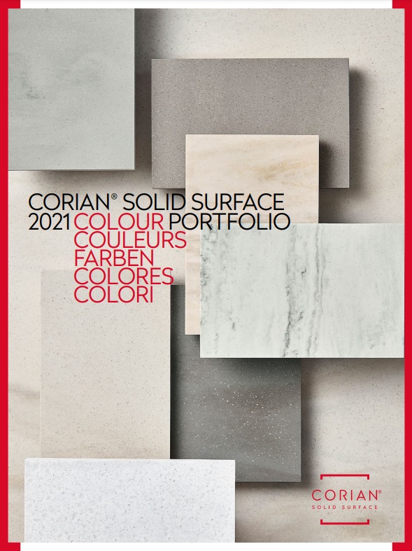Corian 2021 colour portfolio